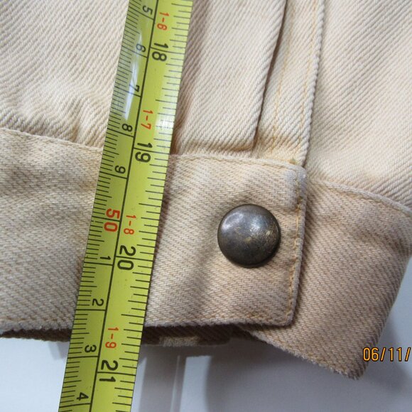 Vintage 90s Rare Kenwood Speed of Sound Tour Denim Varsity Bomber Jacket Lg - Picture 6 of 14